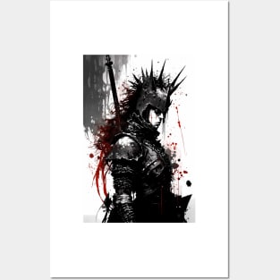 Gothic Punk Medieval Knight Posters and Art